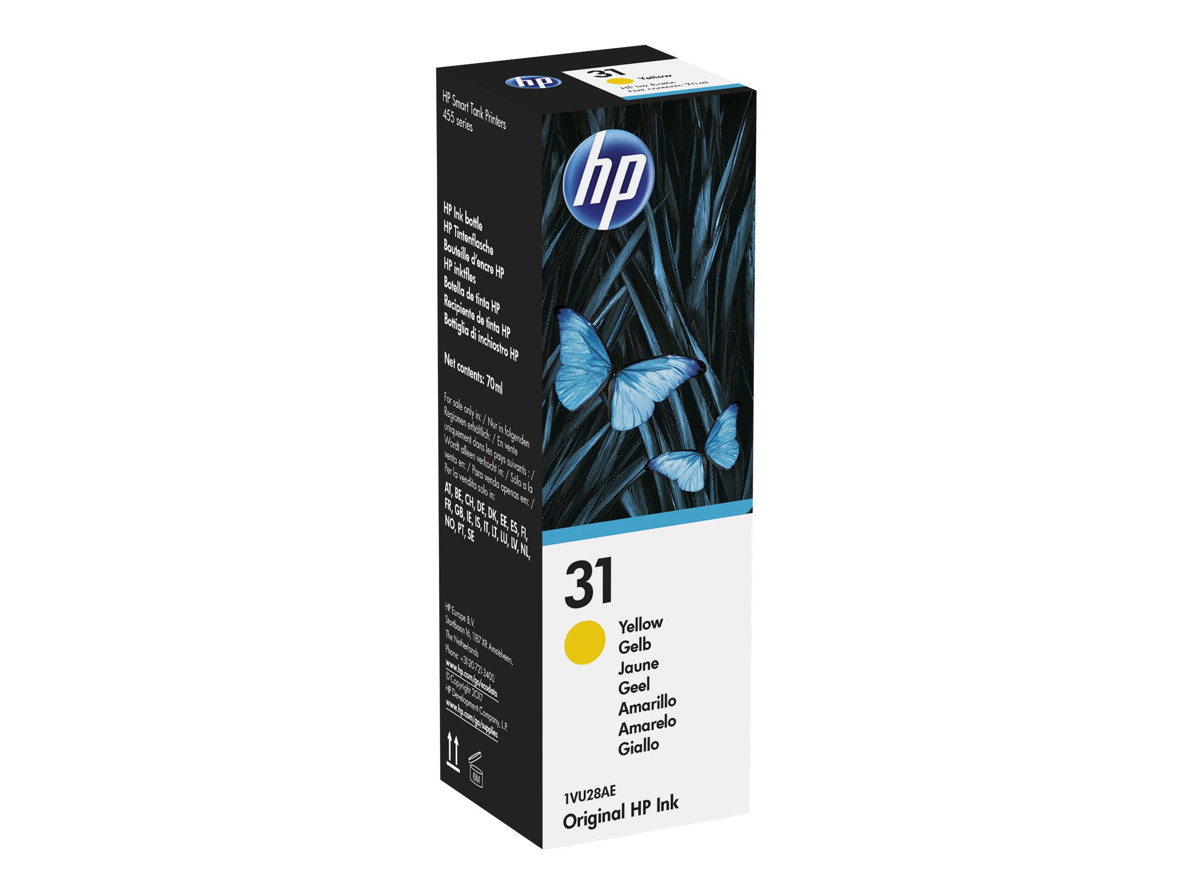 HP 31 (1VU28AE) gelb Tintenflasche