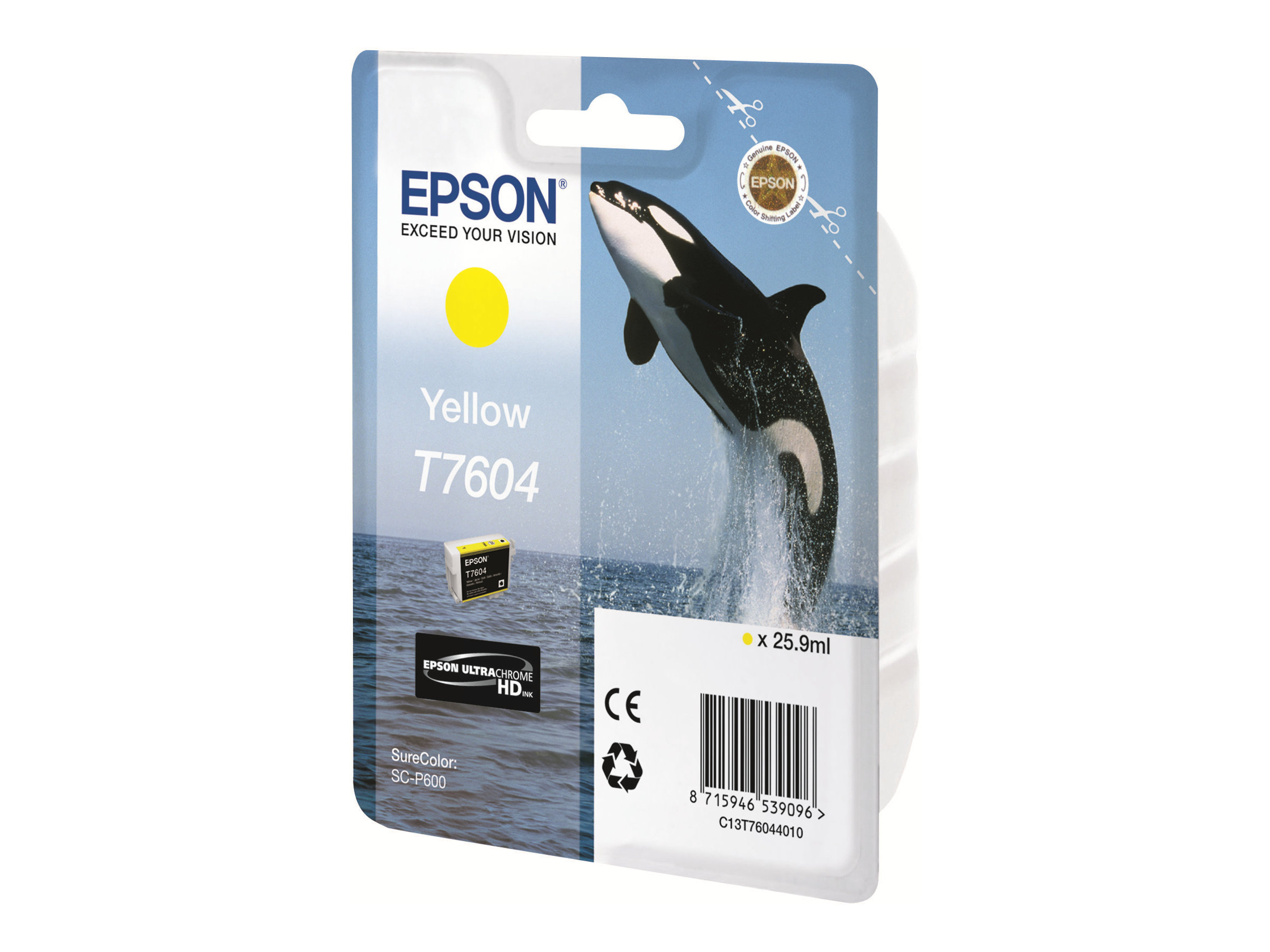 EPSON T7604 gelb Druckerpatrone EPSON T7604 gelb Druckerpatrone