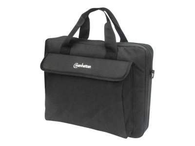MANHATTAN Notebook Tasche London Top Load geeignet fuer die meisten Notebooks bis zu 35,81cm 14,1Zoll schwarz