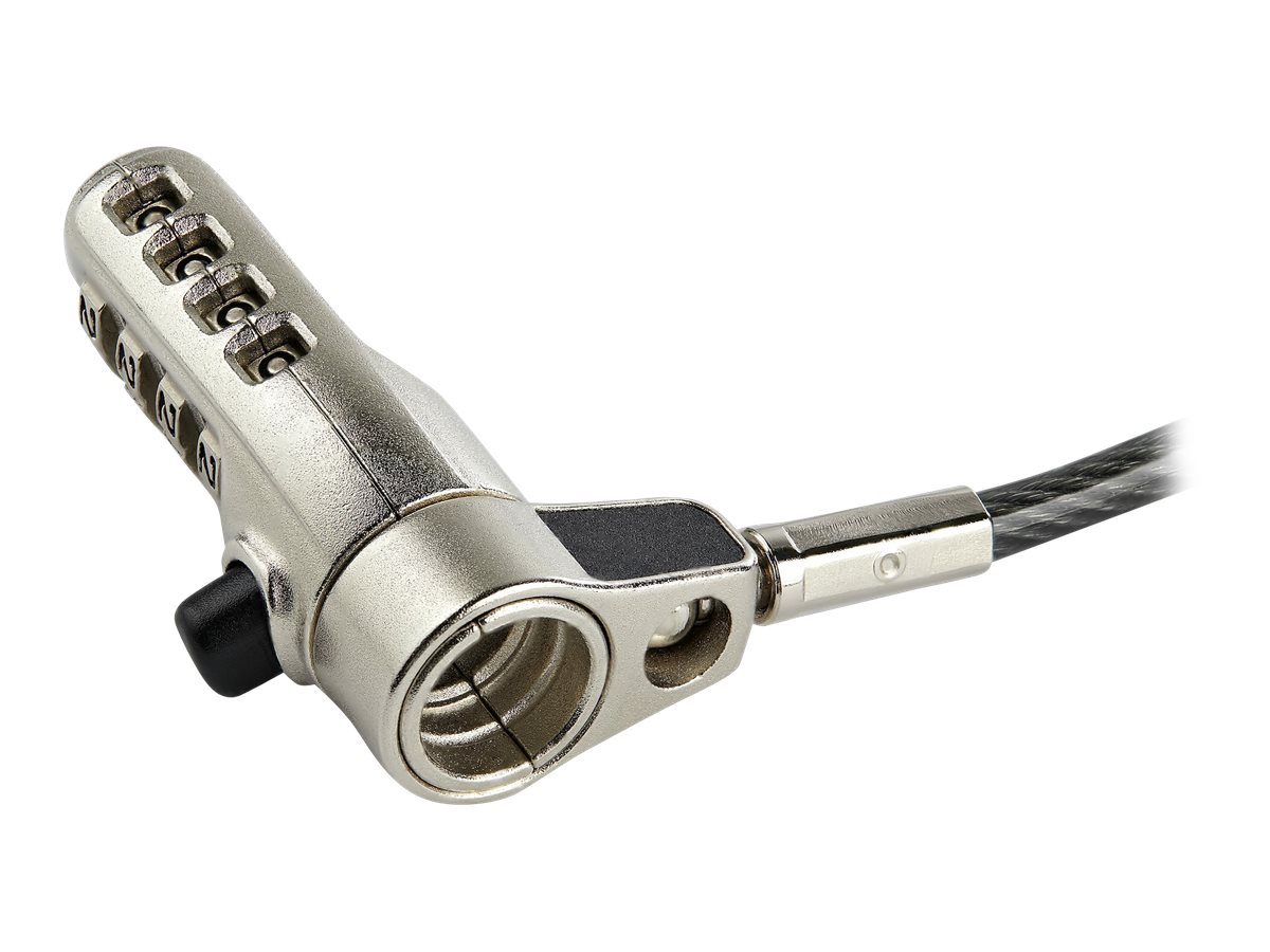 STARTECH.COM Combination Laptop Cable Lock - Steel Cable - 2m - K-Slot Nano Wedge Lock Slot - 4-Digit STARTECH.COM Combination Laptop Cable Lock - Steel Cable - 2m - K-Slot Nano Wedge Lock Slot - 4-Digit