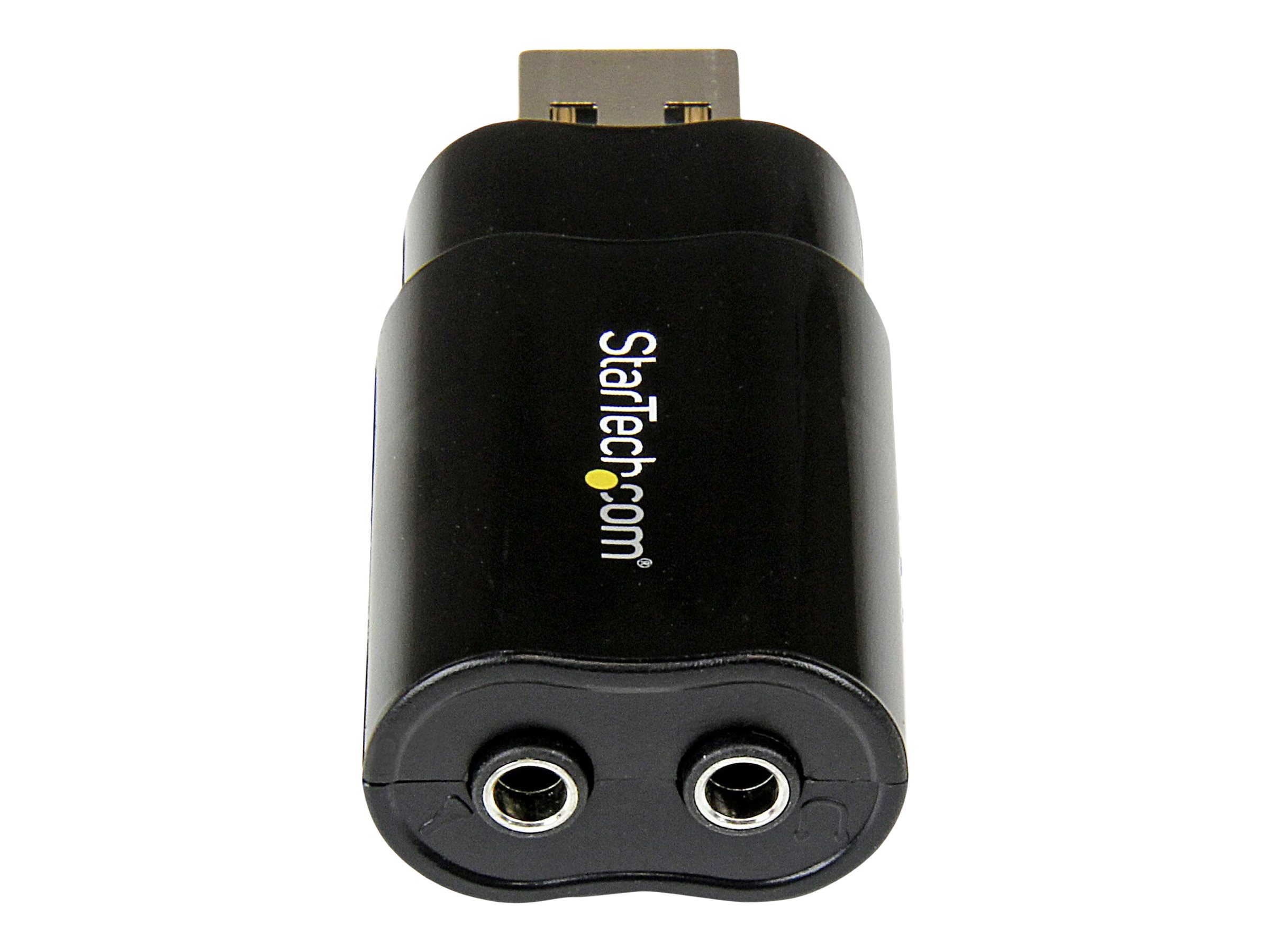 StarTech.com USB Audio Adapter Schwarz