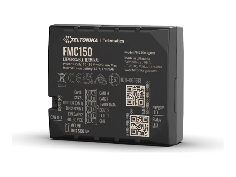 FMC150 Advanced 4G LTE Cat 1 GPS Tracker mit integriertem CAN-Datenprozessor