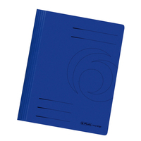 10 herlitz Schnellhefter easy orga Karton dunkelblau DIN A4