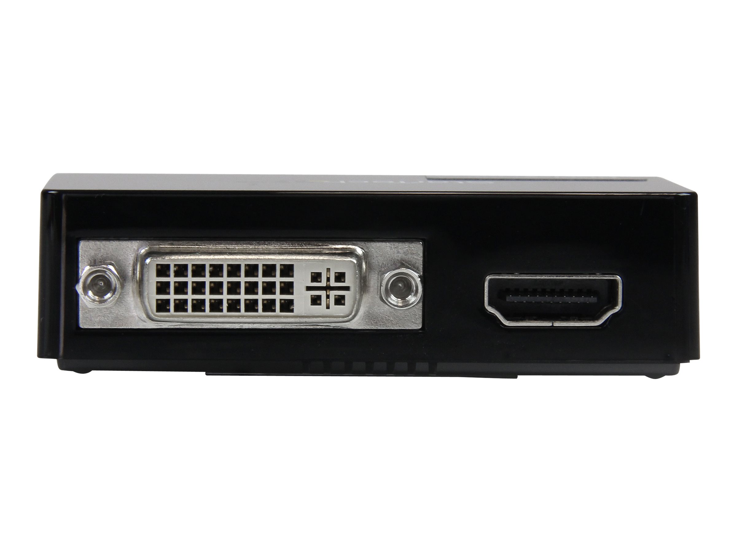 StarTech.com USB 3.0 auf HDMI / DVI Video Adapter - Externe Dual Multi Monitor Grafikkarte - 1920x1200 - externer Videoadapter - DisplayLink DL-3900 - 1 GB - Schwarz