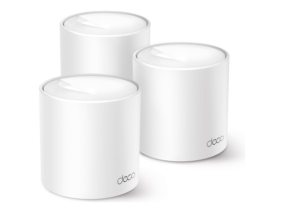 Deco X10(3-pack) AX1500 Whole Home Mesh Wi-Fi 6 System