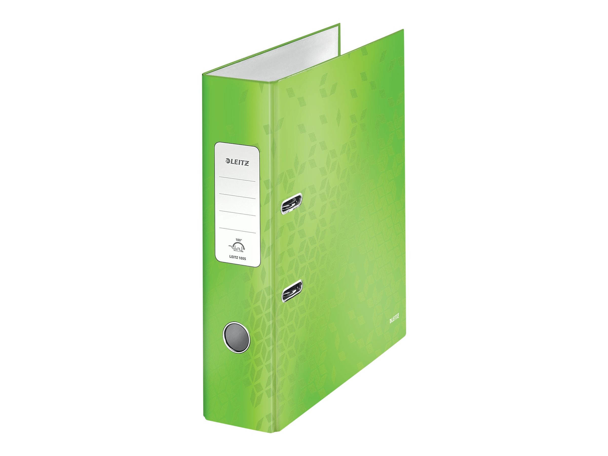 LEITZ Ordner gruen Karton 8,0 cm DIN A4 LEITZ Ordner gruen Karton 8,0 cm DIN A4