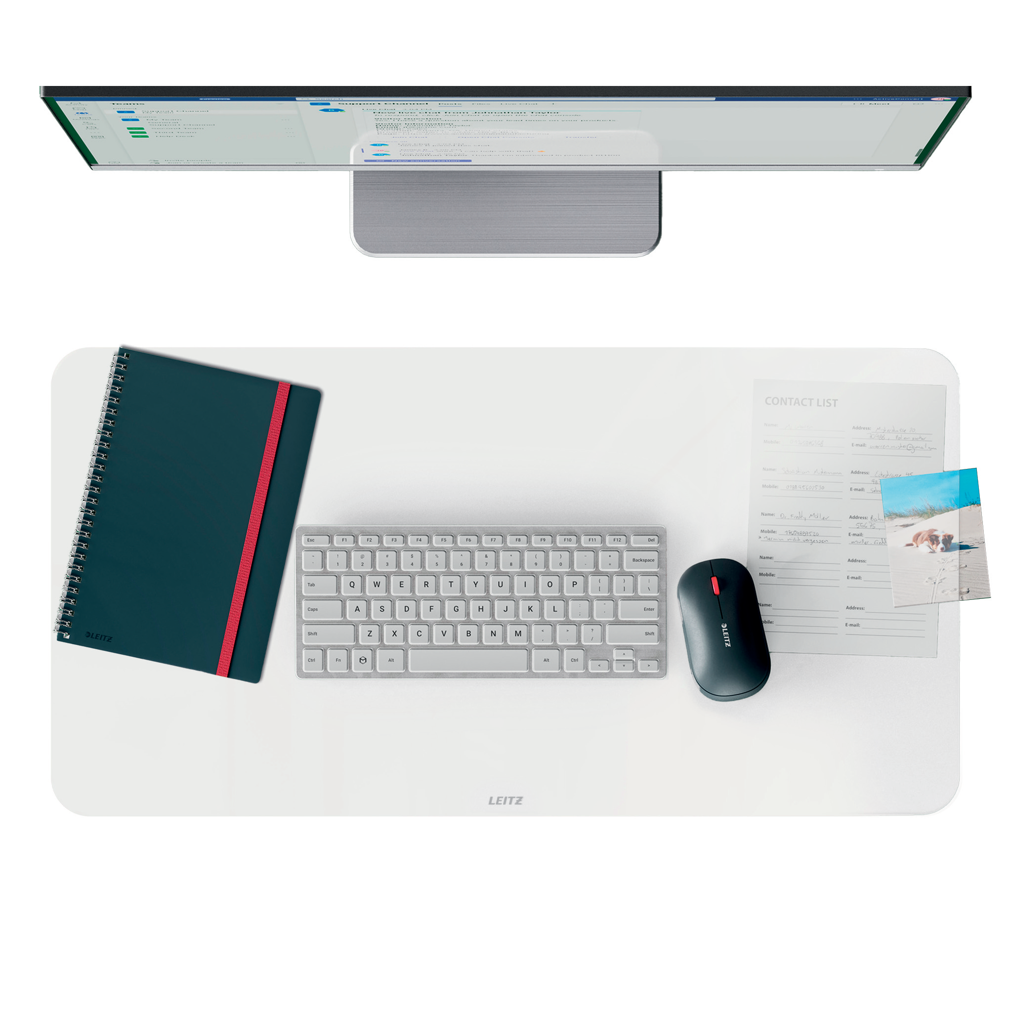 Esselte Leitz Schreibunterlage Transparent Groß 36 x 70 cm