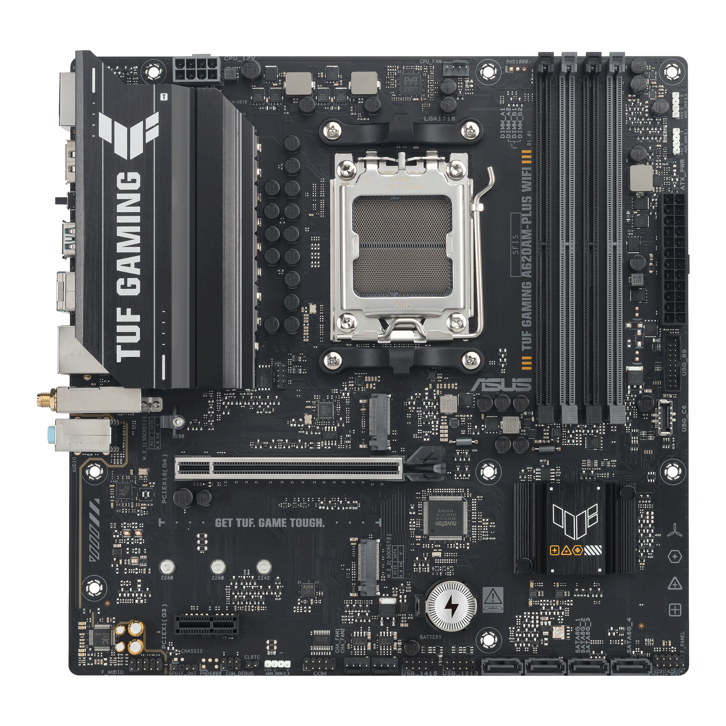 ASUS TUF GAMING A620AM-PLUS WIFI micro ATX Socket AM5 Wi-Fi 6