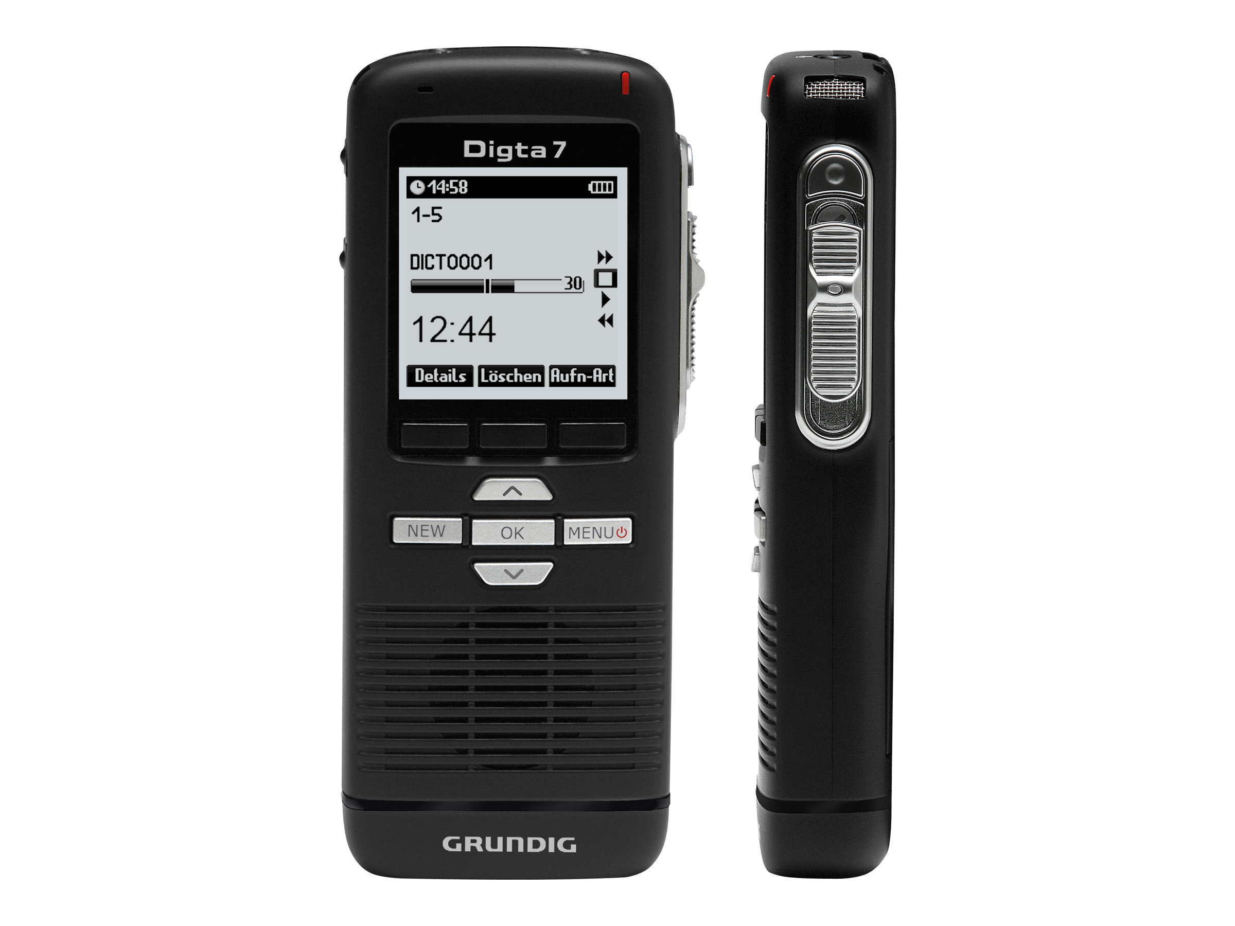GRUNDIG Digta 7 mit DigtaSoft One digitales Diktiergeraet 2 GB