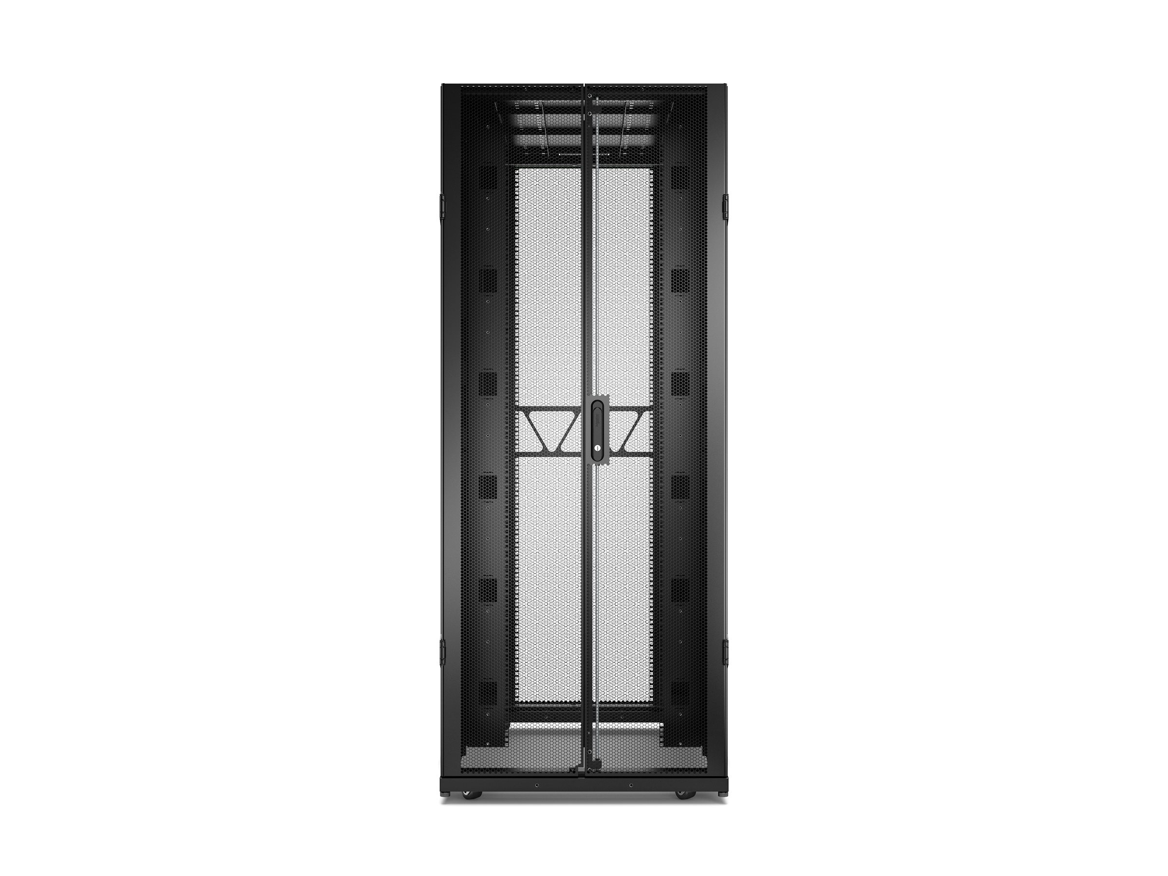 APC NetShelter SX Gen 2 Rack cabinet 1991H x 800W x 1200D mm with sides floorstanding Black 42U 19 TAA Compliant