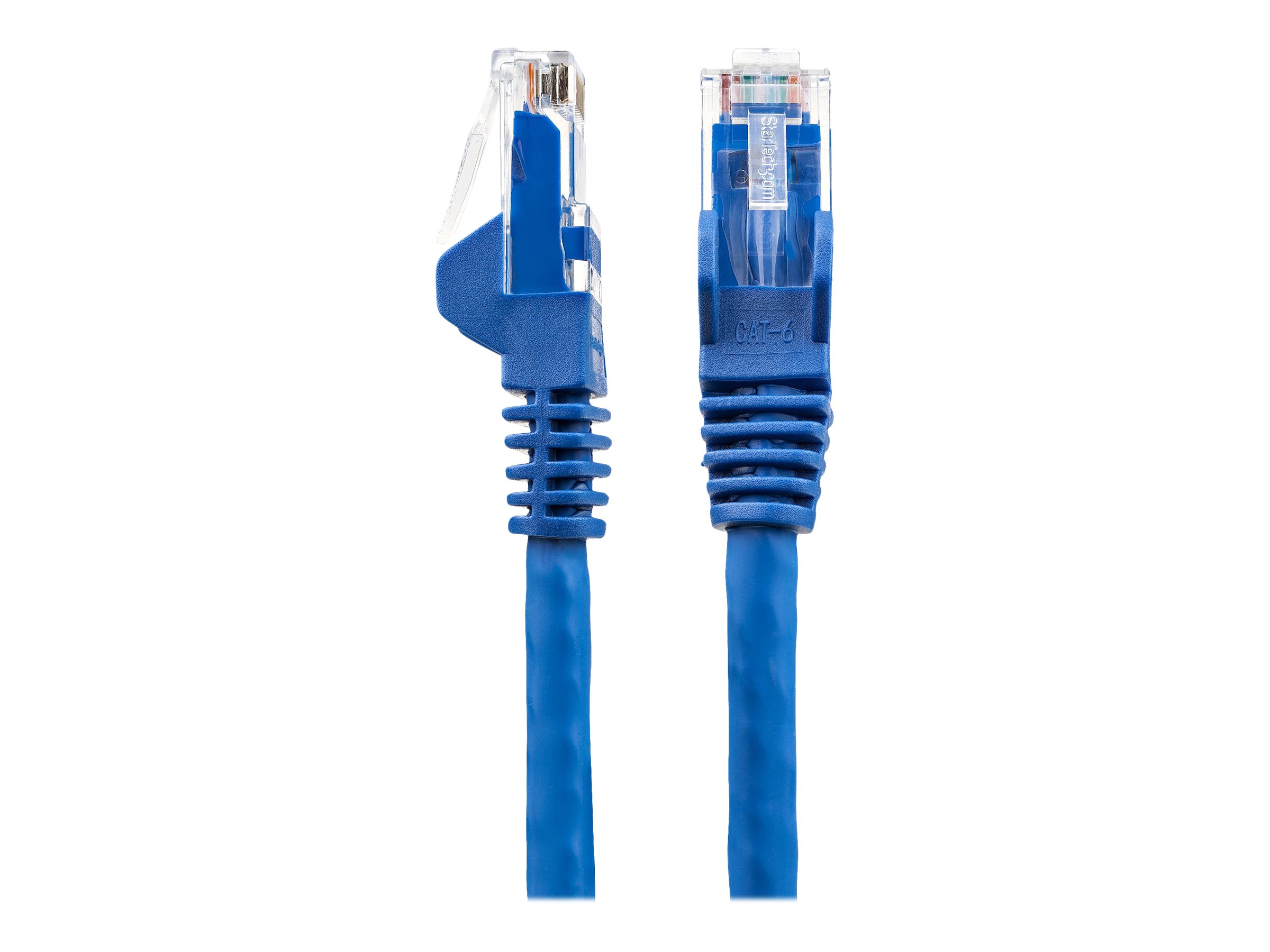 STARTECHCOM 3m LSZH CAT6 Ethernet Cable 10 Gigabit 100W PoE RJ45 UTP Network Patch Cord Snagless Blue ETL Verified