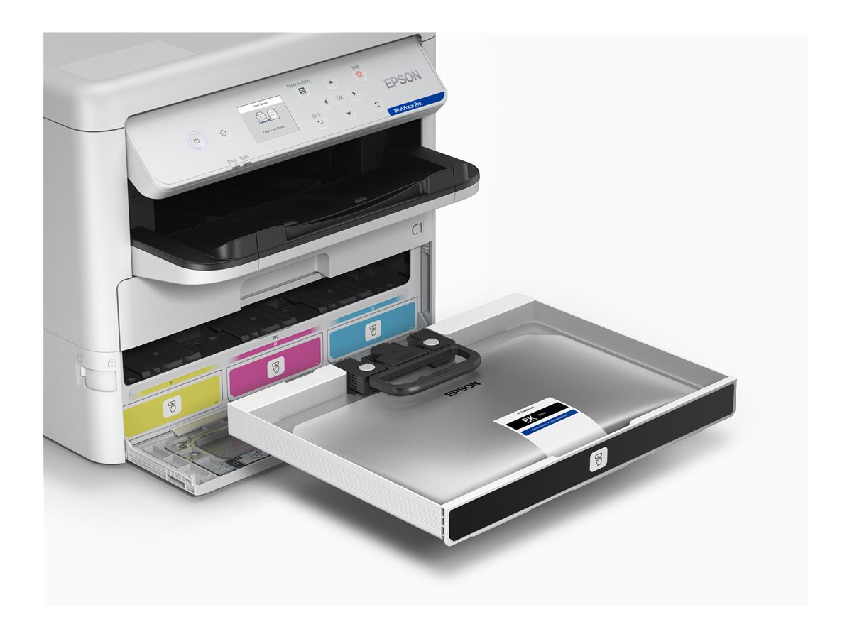 EPSON WorkForce Pro EPC800RDW Printer colour Duplex inkjet A4 4800x1200dpi 25ppm mono 25ppm colour 330sheets USB LAN WiFi