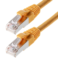 helos Patchkabel Cat 6 SFTP RJ45 gelb 15m AWG277 LSZH GHMT