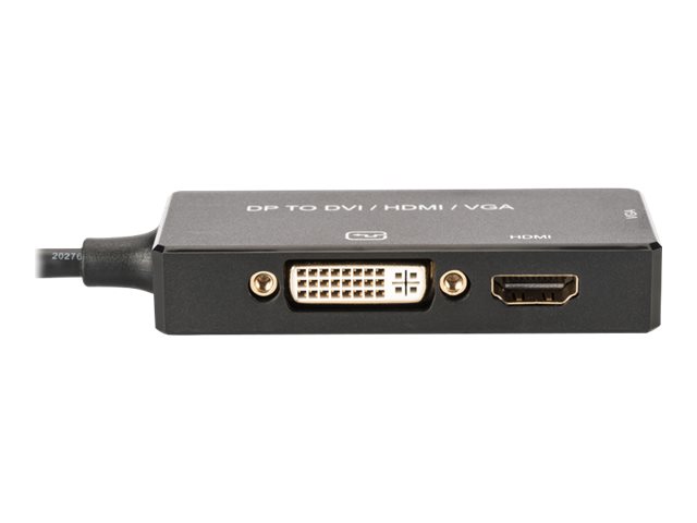 ASSMANN DisplayPort Konverterkabel DP - HDMI+DVI+VGA St-Bu/Bu/Bu 0,2m 3in1 Multi-Media Kabel CE sw gold ASSMANN DisplayPort Konverterkabel DP - HDMI+DVI+VGA St-Bu/Bu/Bu 0,2m 3in1 Multi-Media Kabel CE sw gold