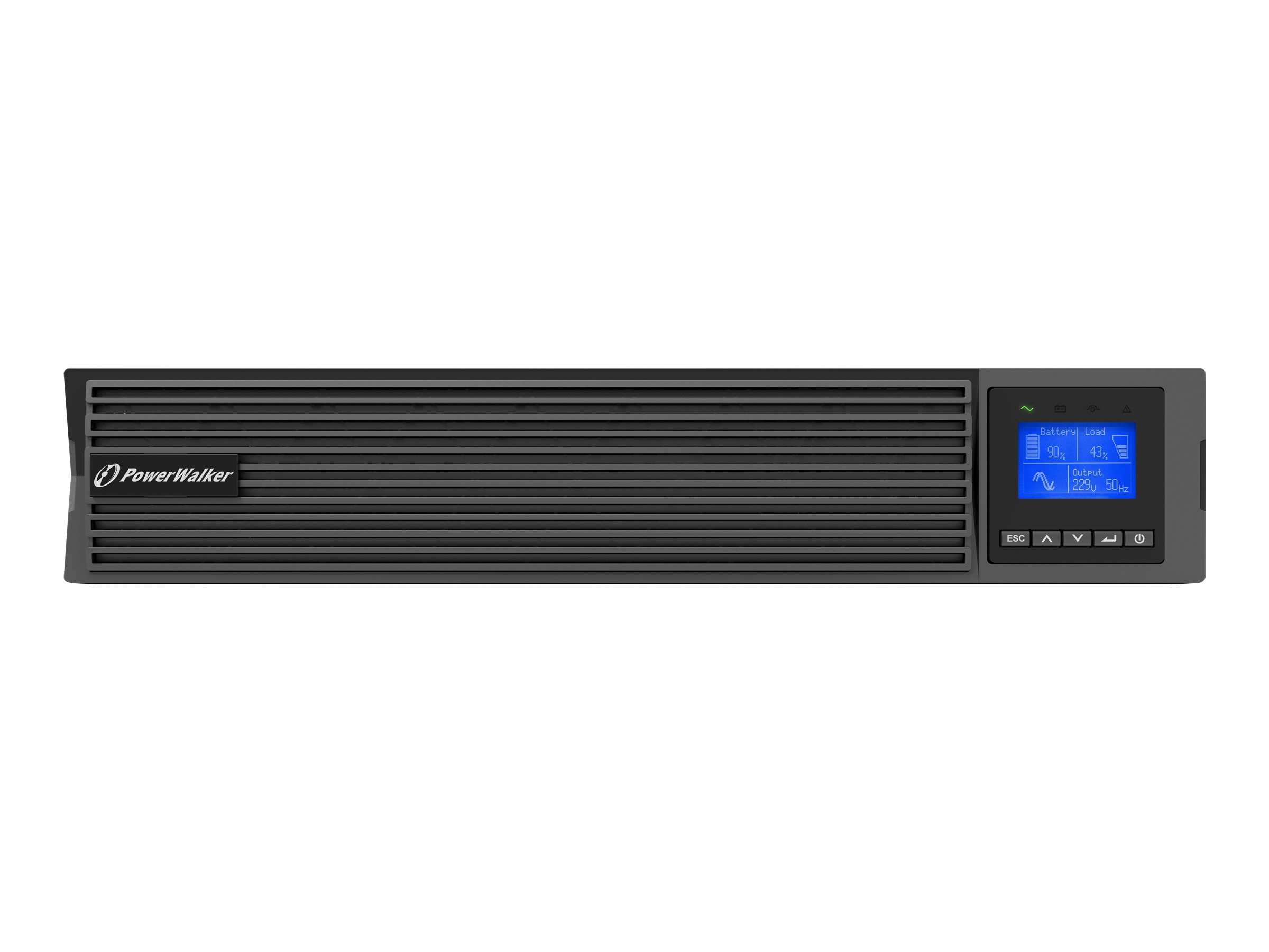 POWERWALKER VFI 1500 ICR IoT 1500VA/ 1500W Online USV Tower/Rack Doppelwandler SNMP Slot Cloud Monitoring App