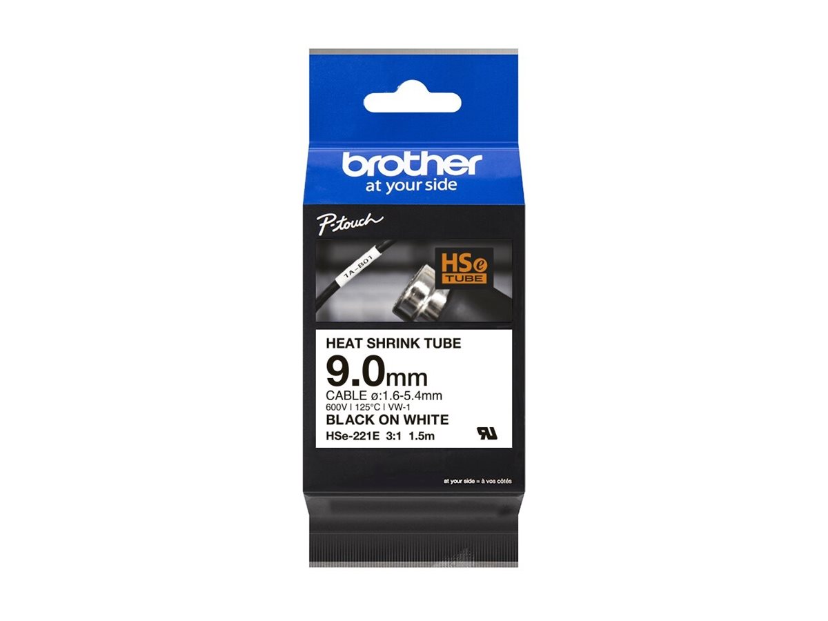 HSE221E BROTHER Schrumpfschlauch 9mm HSE221E BROTHER Schrumpfschlauch 9mm