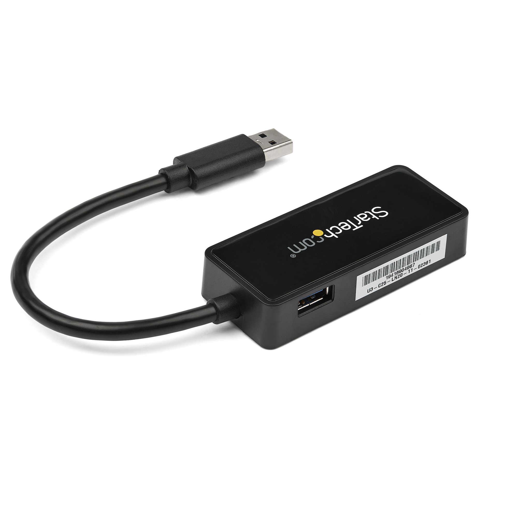 STARTECHCOM USB31000SPTB USB 30 to Gigabit NIC Adapter with USB Port