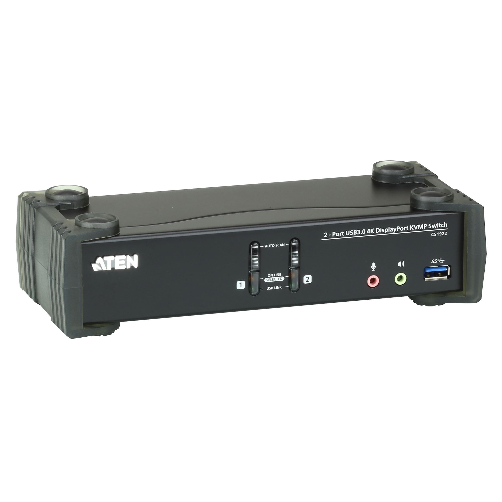 ATEN CS1922 KVMP Switch - KVM-/Audio-/USB-Switch - 2 Anschlüsse