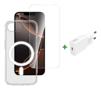 4smarts 3in1 Premium Starter Set fuer Apple iPhone 16e MagSafe-kompatibel 4smarts 3in1 Premium Starter Set fuer Apple iPhone 16e MagSafe-kompatibel