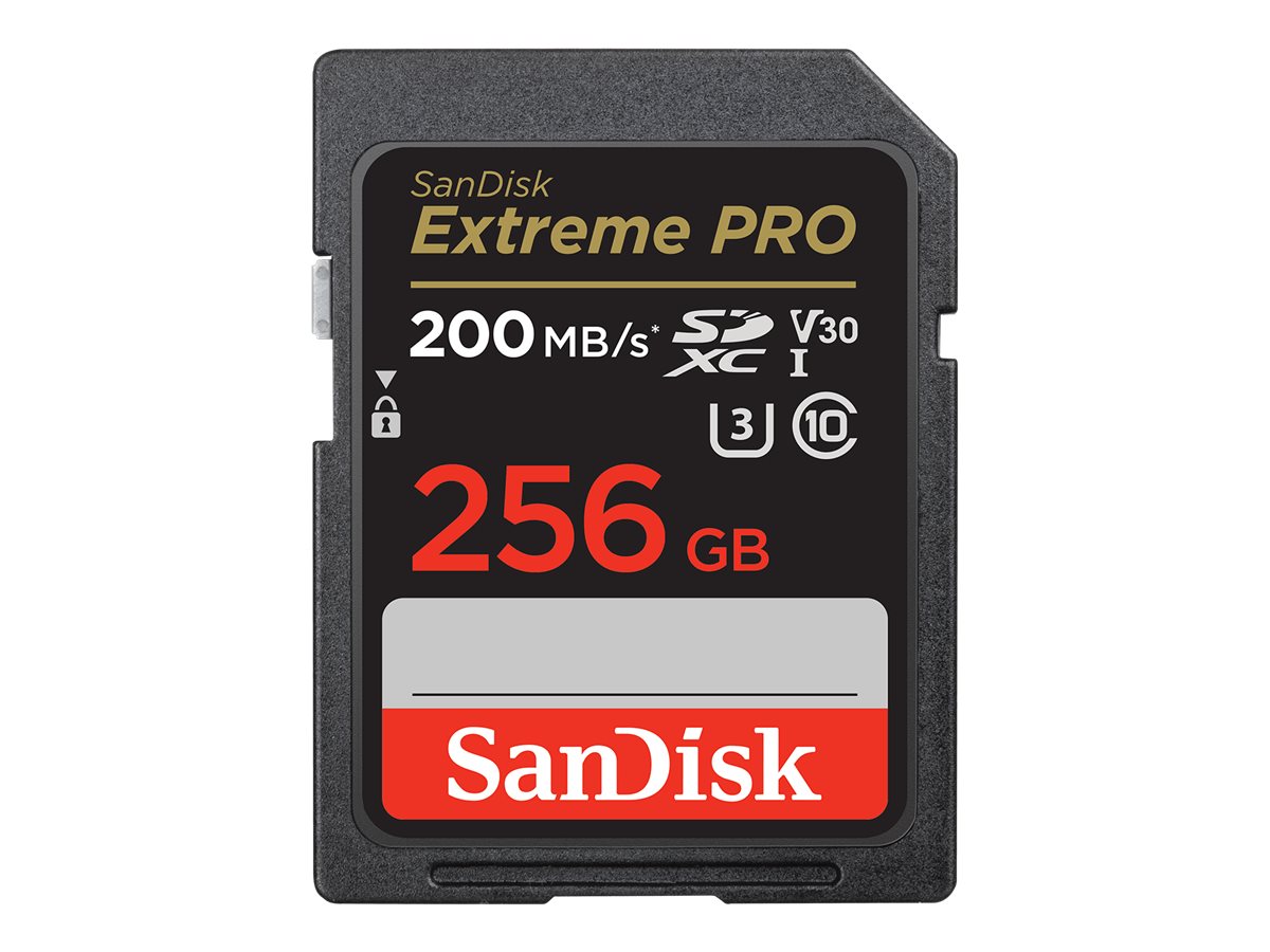 SanDisk Speicherkarte SDXC-Card Extreme PRO 256 GB