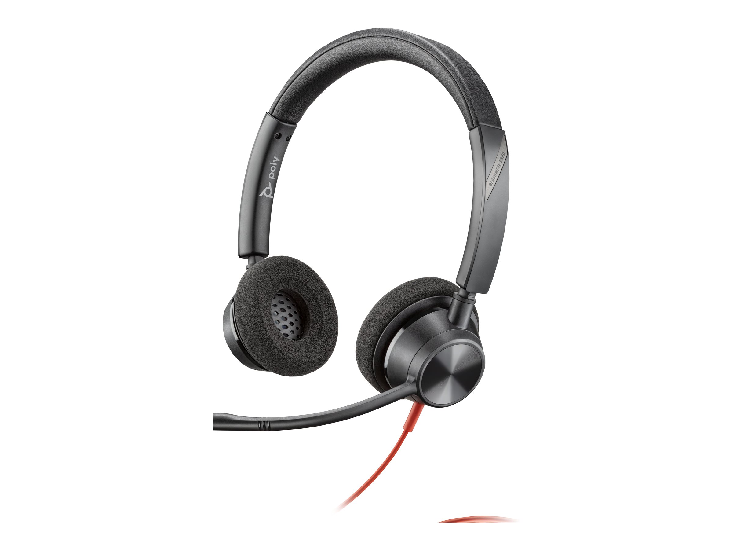 HP Poly Blackwire 3320 Stereo Microsoft Teams Certified USB-C Headset +USB-C/A Adapter HP Poly Blackwire 3320 Stereo Microsoft Teams Certified USB-C Headset +USB-C/A Adapter