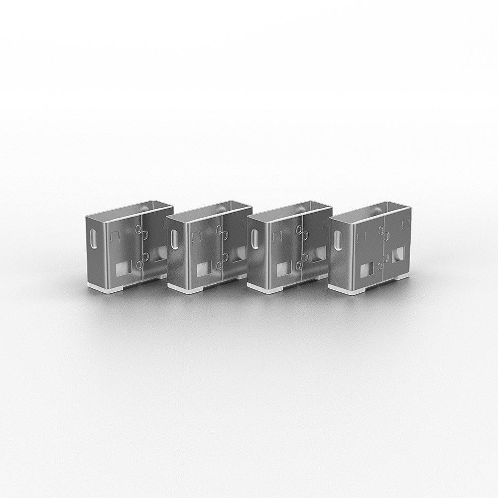 LINDY 10 USB Portschloesser WEISS Erweiterungskit fuer LINDY ArtNr 40454