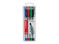 STABILO OHPen universal Folienstifte-Set farbsortiert non-permanent 4 St. STABILO OHPen universal Folienstifte-Set farbsortiert non-permanent 4 St.