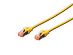 DIGITUS CAT 6 S-FTP Patchkabel Cu LSZH AWG 27/7 Lange 0,25 m 10 Stuck Farbe Gelb DIGITUS CAT 6 S-FTP Patchkabel Cu LSZH AWG 27/7 Lange 0,25 m 10 Stuck Farbe Gelb