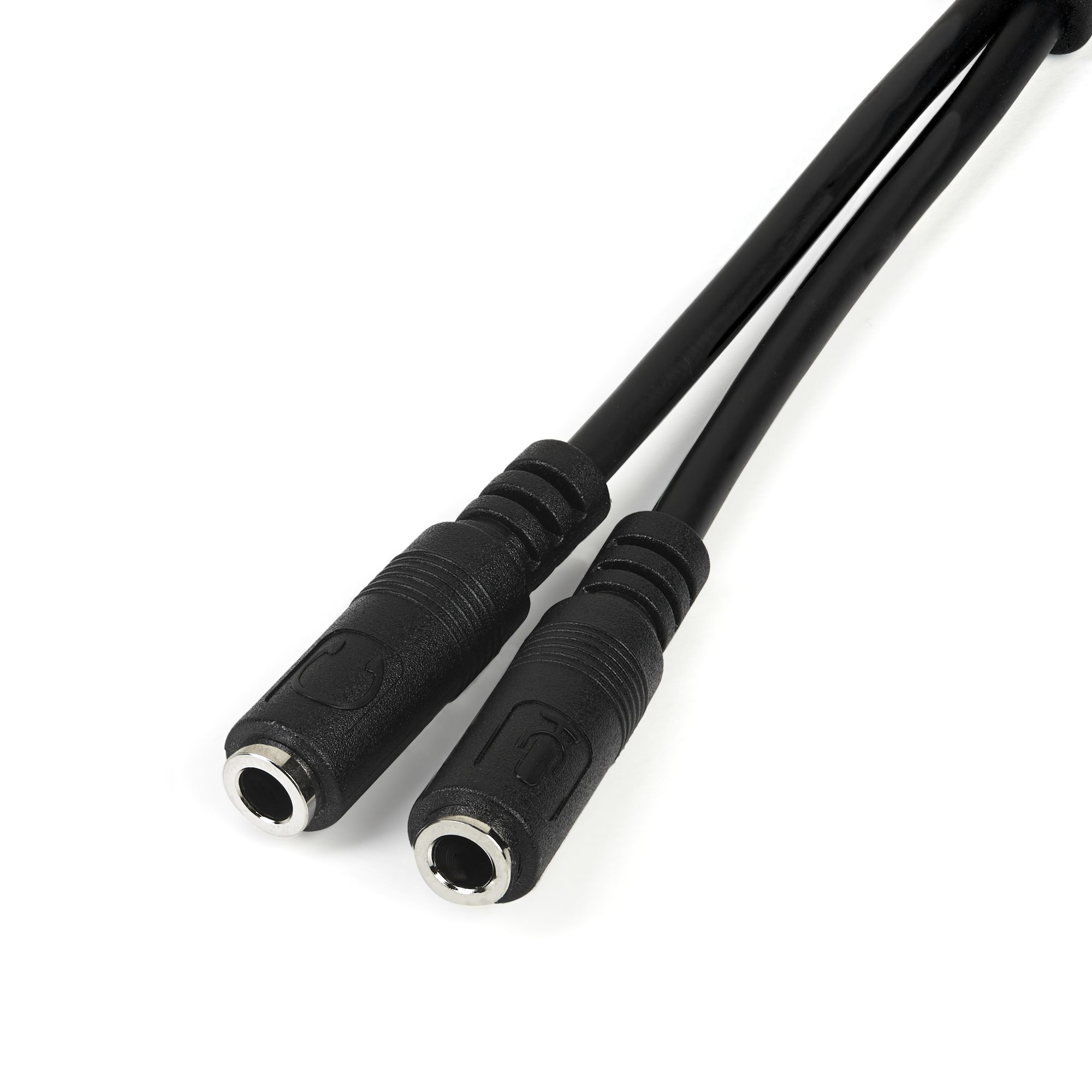 STARTECHCOM 3,5mm Klinke Audio YKabel 4 pol auf 3 pol Headset Adapter fur Headsets mit Kopfhörer Microphone Stecker St