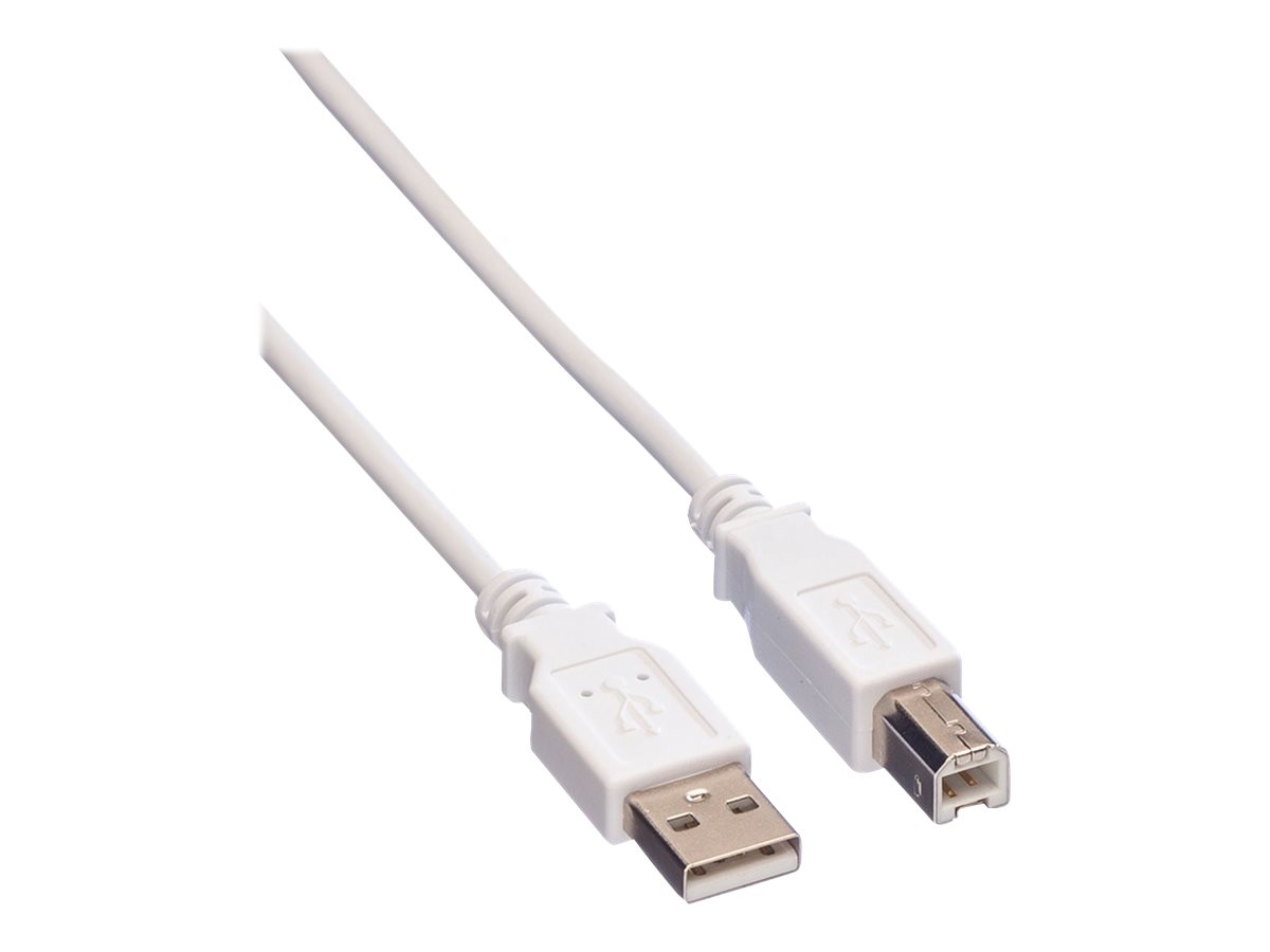 SCMP USB-Kabel 2.0 grau VALUE Typ A-B Stecker 3,0m SCMP USB-Kabel 2.0 grau VALUE Typ A-B Stecker 3,0m