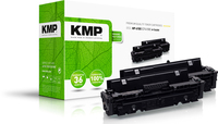 KMP H-T242XD schwarz Toner kompatibel zu HP 410X (CF410XD), 2er-Set KMP H-T242XD schwarz Toner kompatibel zu HP 410X (CF410XD), 2er-Set