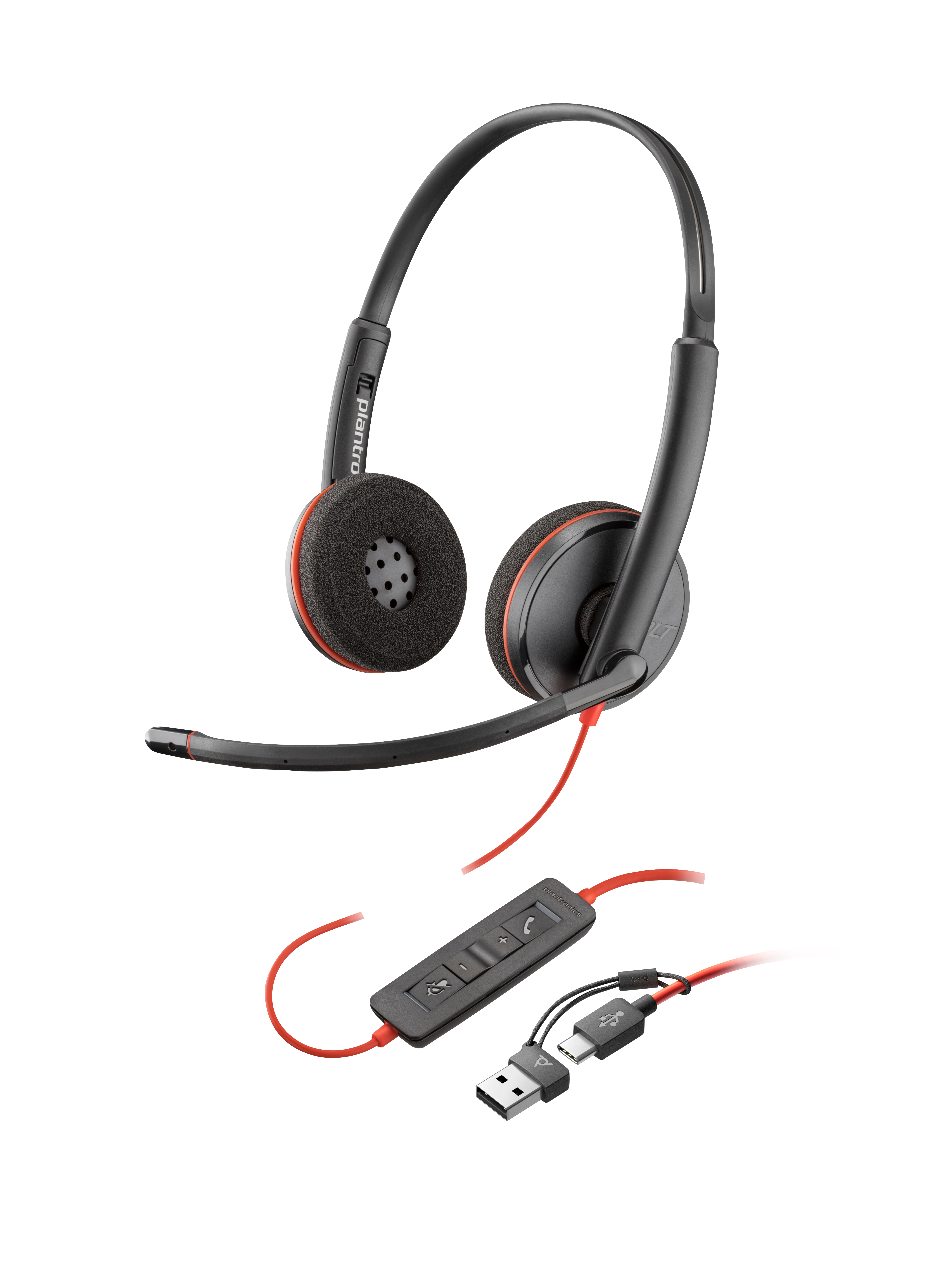 Poly Headset Blackwire C3215 Mono USBCA 3,5 mm
