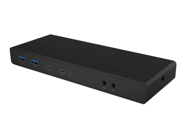 ICY BOX IB-DK2245AC USB Type-C DockingStation mit zwei Videoschnittstellen Anschluss an einem USB Type-C Host Computer mit PD 65W ICY BOX IB-DK2245AC USB Type-C DockingStation mit zwei Videoschnittstellen Anschluss an einem USB Type-C Host Computer mit PD 65W