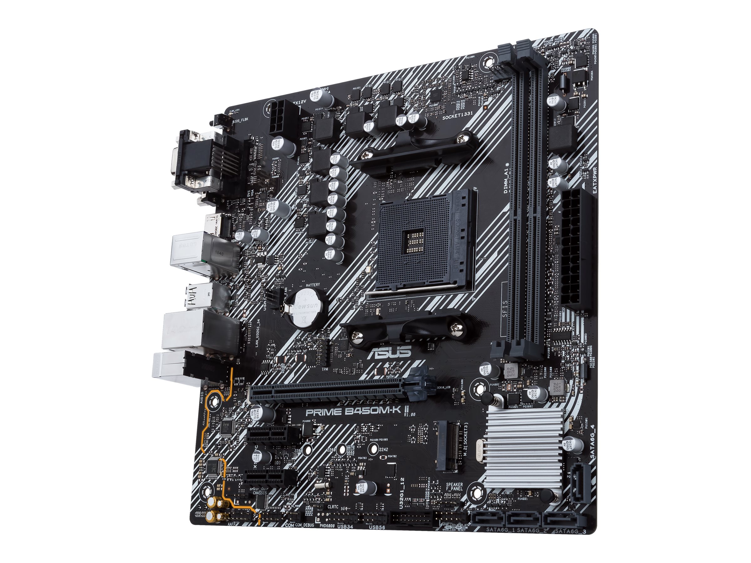 ASUS PRIME B450M-K II AM4 SOCKET HDMI 2.0B DVI-D D-Sub ASUS PRIME B450M-K II AM4 SOCKET HDMI 2.0B DVI-D D-Sub
