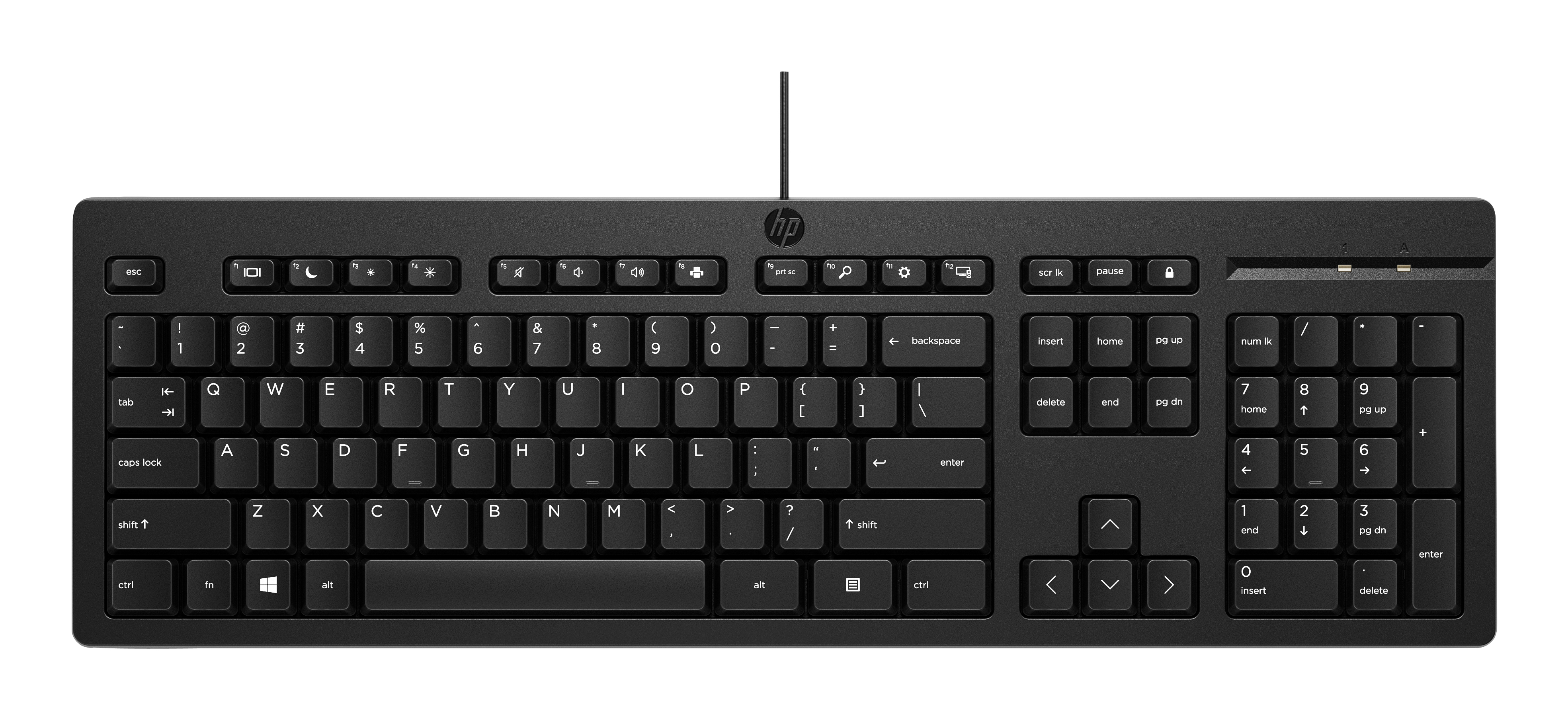 HP 125 G2 USB Wired Keyboard EU