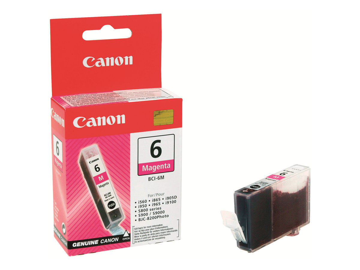 CANON BCI-6M Tinte magenta Standardkapazität 13ml 1er-Pack CANON BCI-6M Tinte magenta Standardkapazität 13ml 1er-Pack