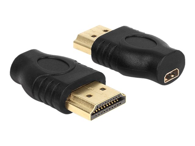 Delock Adapter HDMI micro D Buchse > HDMI A Stecker Delock Adapter HDMI micro D Buchse > HDMI A Stecker