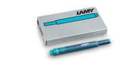 LAMY T10 Tintenpatronen fuer Fueller tuerkis 5 St. LAMY T10 Tintenpatronen fuer Fueller tuerkis 5 St.