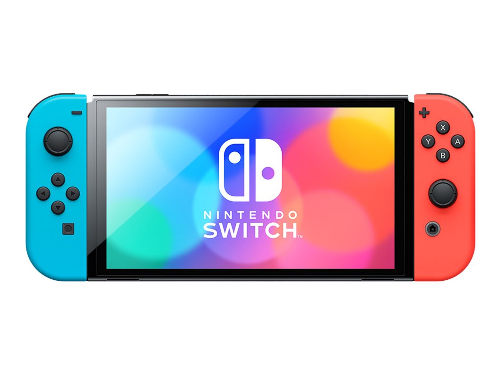 Nintendo Switch OLED Konsole neon rot/neon blau