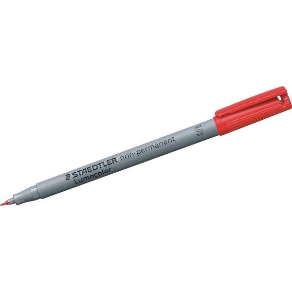 10 STAEDTLER Lumocolor Folienstifte rot 0,4 mm non-permanent 10 STAEDTLER Lumocolor Folienstifte rot 0,4 mm non-permanent