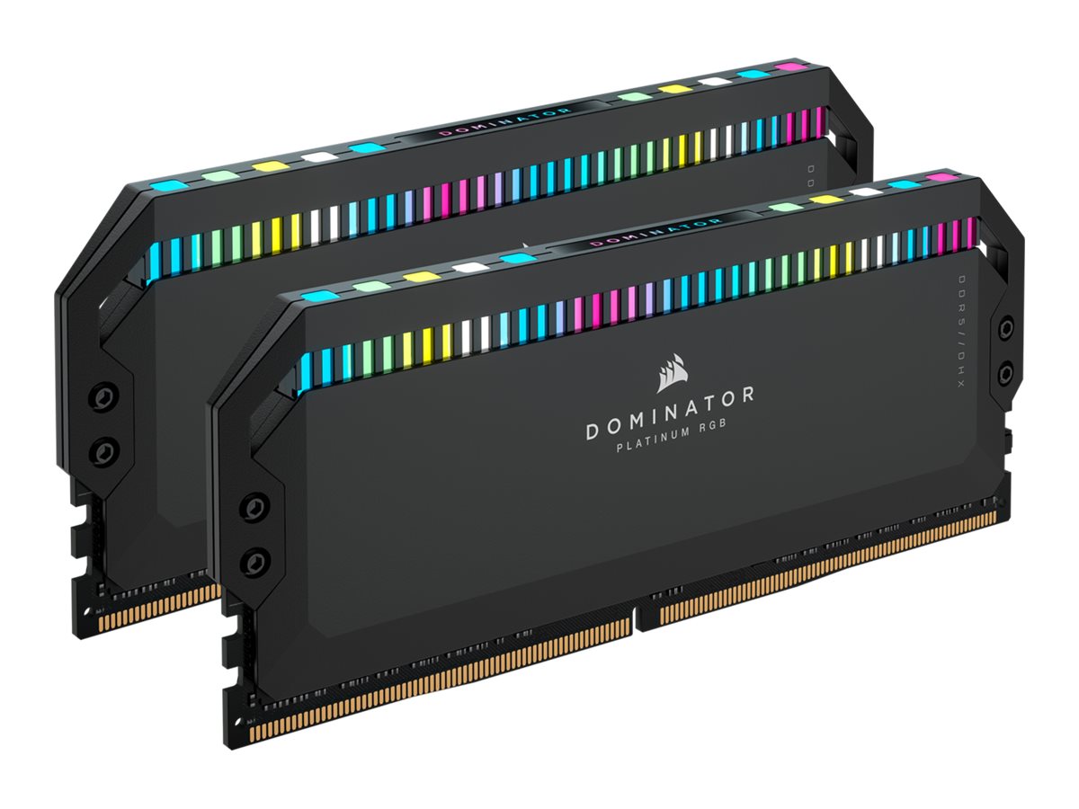 CORSAIR RAM Dominator Platinum RGB - 32 GB (2 x 16 GB Kit) - DDR5 6200 UDIMM CL36