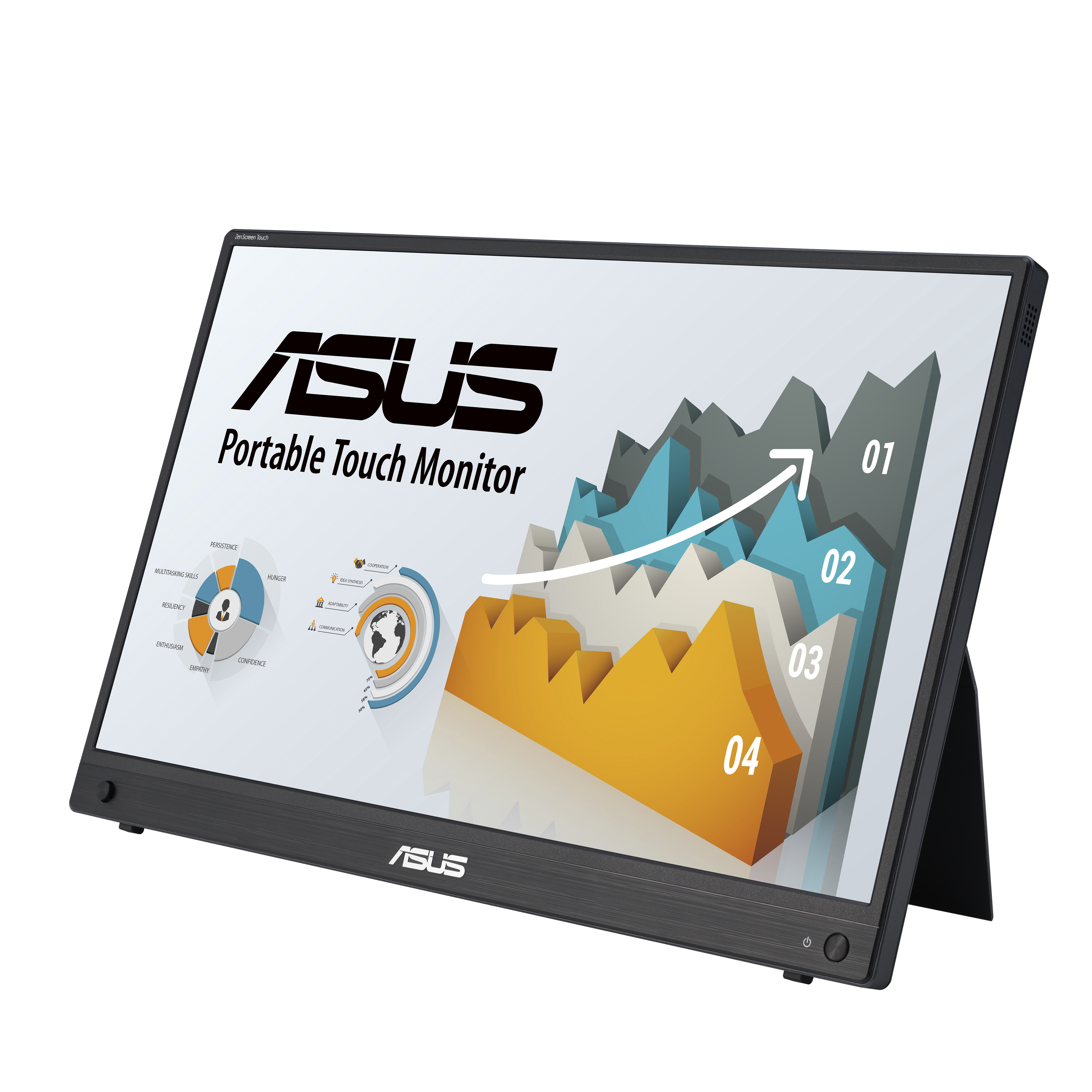 ASUS MB16AHT 39,62cm 15,6Zoll FHD IPS 60HZ 5MS HDMI MINIDP ZENSCREEN PORTABLE DARK GRAY