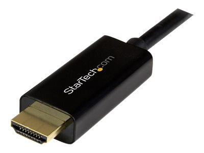 StarTech.com DisplayPort auf HDMI Kabel - 3m - DP zu HDMI Adapter mit Kabel - Ultra HD 4K 30Hz - St/St - Videokabel - DisplayPort / HDMI - 3 m