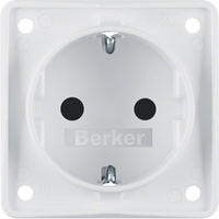 Berker Steckdose SCHUKO 947792502 polarweiss matt Berker Steckdose SCHUKO 947792502 polarweiss matt