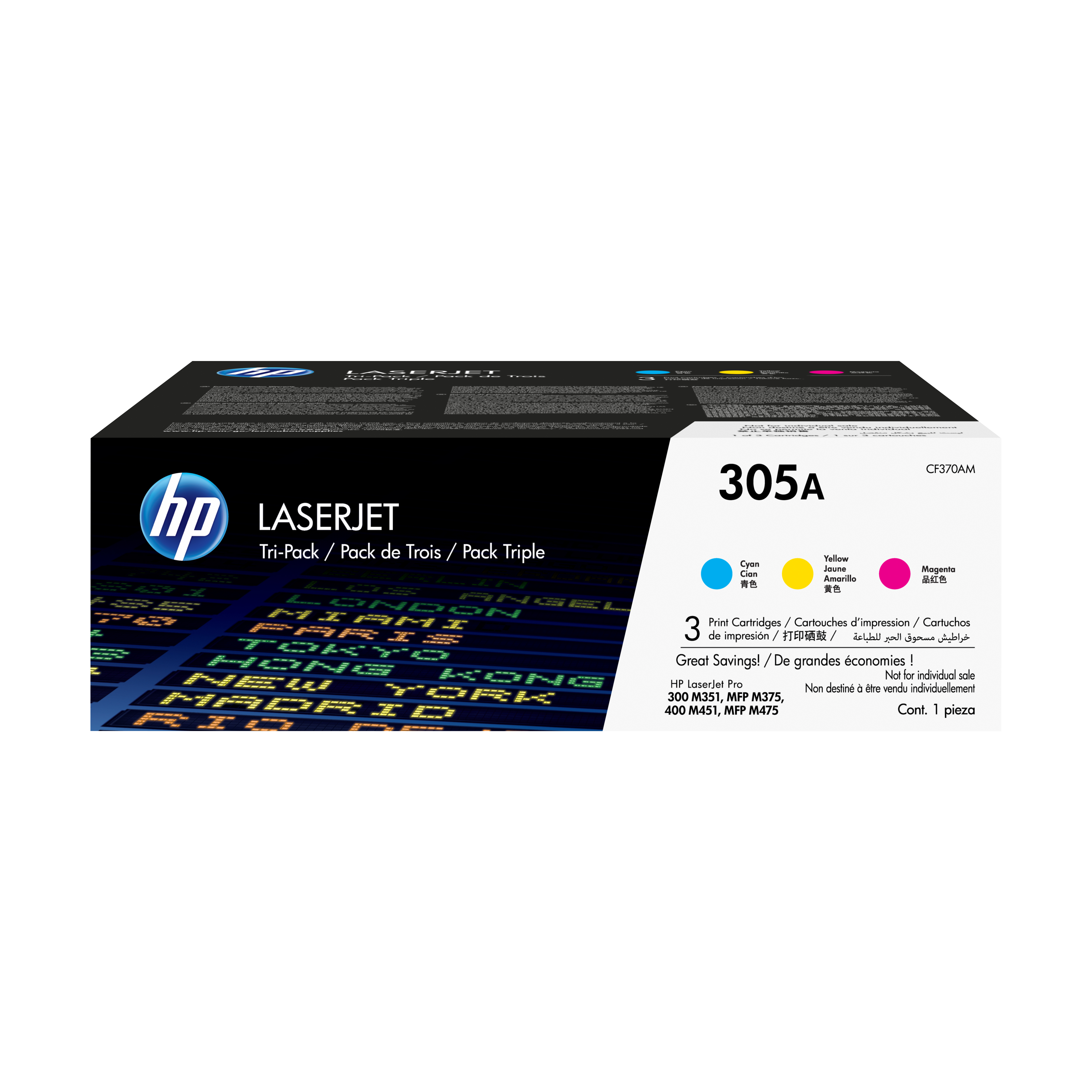HP 305A LaserJet Tonerpatrone Dreifarbig