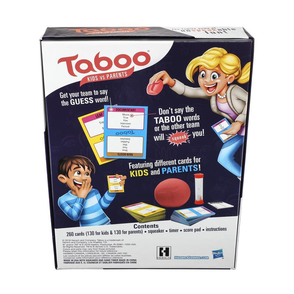 Hasbro TabuFamilien Edition Kartenspiel, 1 St