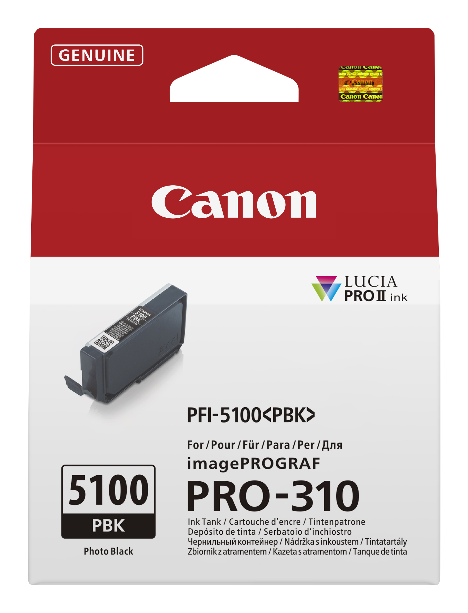 Canon PFI5100 PBK Foto schwarz Druckerpatrone