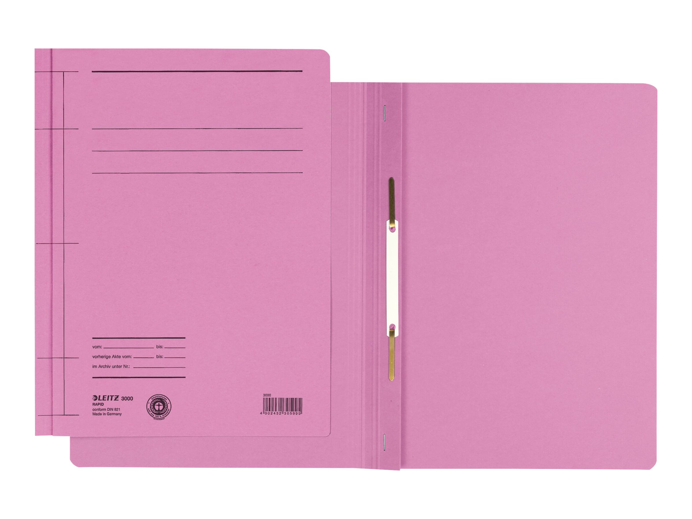 25 LEITZ Schnellhefter 3000 Karton pink DIN A4 25 LEITZ Schnellhefter 3000 Karton pink DIN A4
