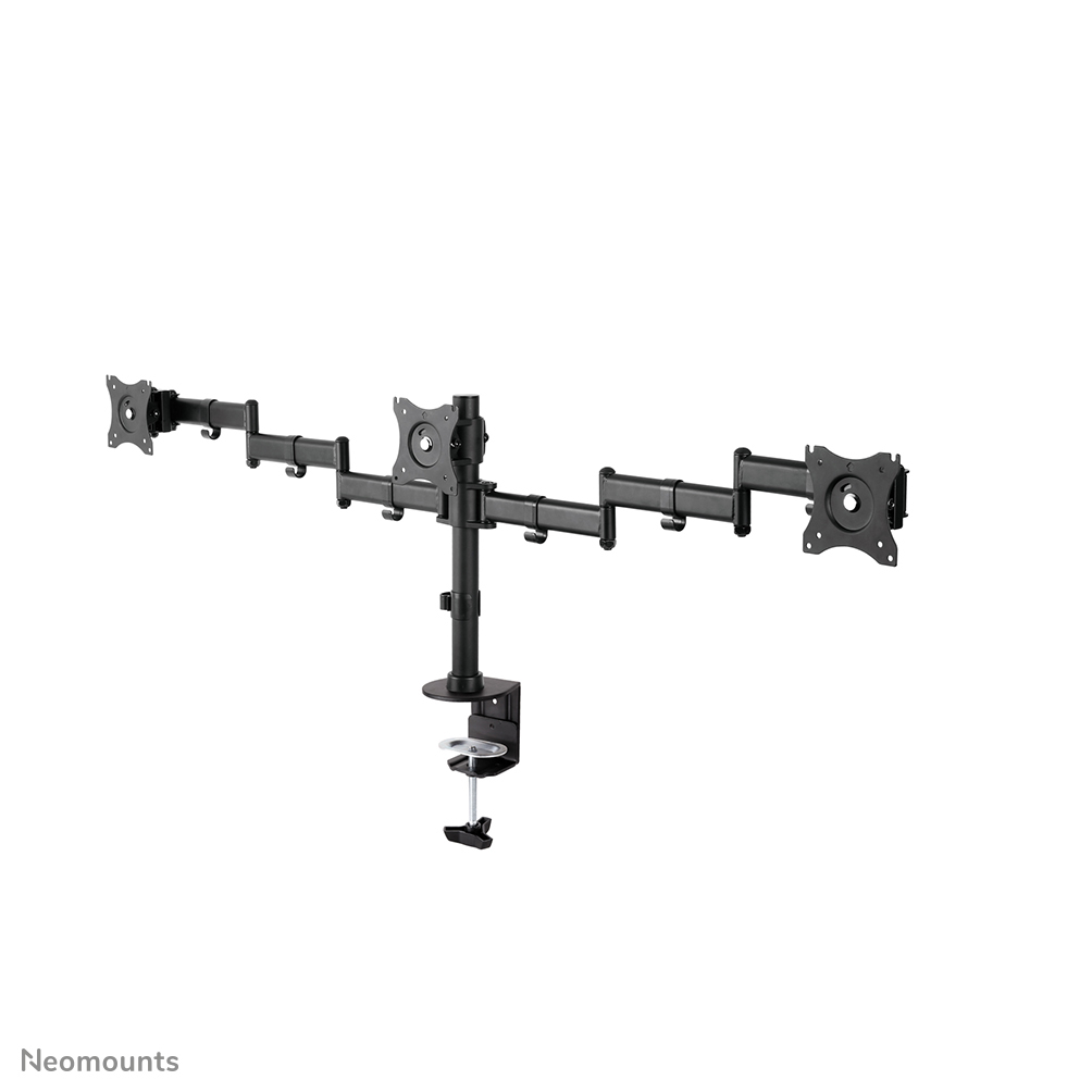 NEOMOUNTS Flat Screen Desk Mount 1027Zollampgrommet 3 screens 24kg Black