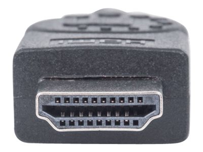MANHATTAN HDMI / DVI Kabel 1,8m schwarz HDMI 19-Pol Stecker auf DVI-D 24+1 Stecker. vergoldete Kontakte